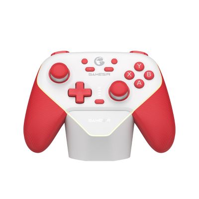 GameSir Super Nova Multiplattform-Gamepad – rot/weiß