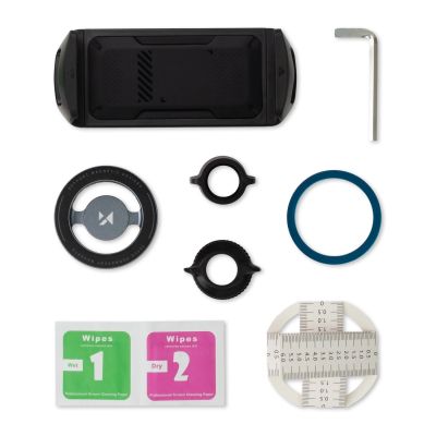 3. Wozinsky WTY0YS1 Magnethalterung, 360° drehbar, solide, für Telefon und Tablet - grau