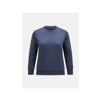 4. Peak Performance W Original Small Logo Crew Sweatshirt Blau