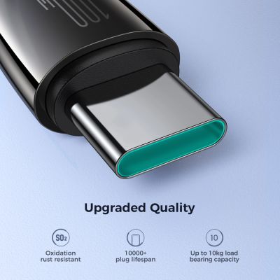 10. Joyroom Pioneer Series SA31-AC6 USB-A / USB-C Kabel 100W 1,2m - Schwarz