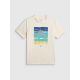 6. Herren-T-Shirt mit Aufdruck, regulär, Größe 4F 4FRSS26TTSHM4291-11S