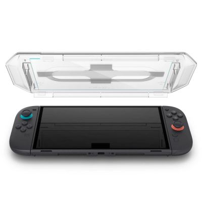 5. Spigen Glas.Tr „EZ FIT“ Panzerglas 2er-Pack für Nintendo Switch 2 - Transparent