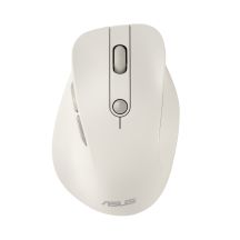 ASUS MD105 Kabellose Maus, Milchweiß, 2400 DPI, Dual-Mode-Funkverbindung (2,4 GHz und Bluetooth)