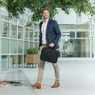5. DICOTA Eco Top Traveller BASE 35,8 cm (14,1") Toploader-Tasche Schwarz