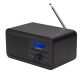 6. Radio DENVER DAB-30 DAB+/UKW Netzbetrieb/4×AA mit schwarzem Holzgehäuse