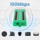 22. Extralink Gigabit PoE Injector 8 Port Active, 8 Gigabit 802.3at/af Ports, Modus A