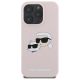 3. Karl Lagerfeld Silikonhülle mit Heads Print MagSafe für iPhone 16 Pro - Pink