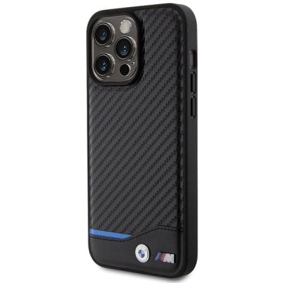 2. BMW Leder-Carbon-Hülle für iPhone 15 Pro Max – schwarz