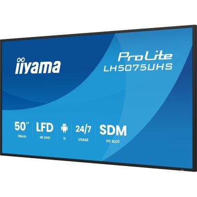 6. Iiyama-Panel 50" 3840x2160 UHD VA Haze 25 % 500 cd/m2