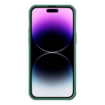 4. Nillkin CamShield S Hülle iPhone 14 Pro Max Gepanzerte Abdeckung Kameraschutz Grün