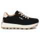 3. Schwarze Leder-Plateau-Sneaker Filippo DP7498