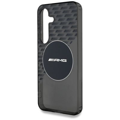 6. AMG Transparent Rhombs MagSafe Case für Samsung Galaxy S25 - Schwarz