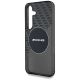 6. AMG Transparent Rhombs MagSafe Case für Samsung Galaxy S25 - Schwarz