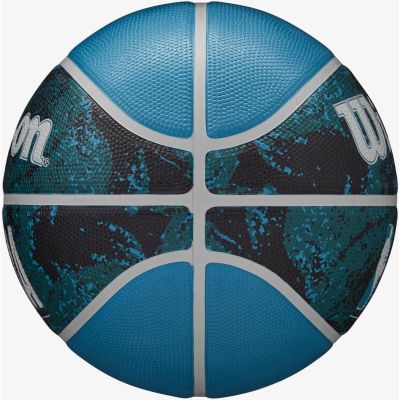 4. WILSON NBA DRV PLUS VIBE BASKETBALL WZ3012602XB7 R.7 schwarz blau