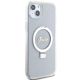 4. Guess GUHMP15MHRSGSD iPhone 15 Plus / 14 Plus 6,7" transparent/transparentes Hardcase Ring Stand Script Glitter MagSafe