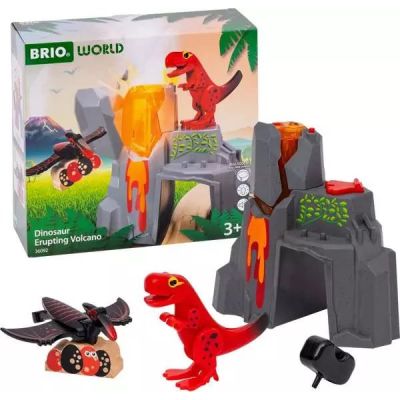 2. BRIO Dinosaurier-Vulkan mit Ausbruch