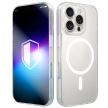 3mk Misty MagCase für iPhone 16 Pro Max – Weiß