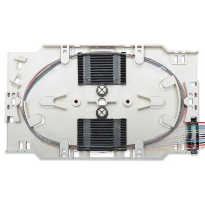 2. Digitus Glasfaser-Spleißkassette mit 12 vorkonfektionierten Pigtails, LC (APC), OS2