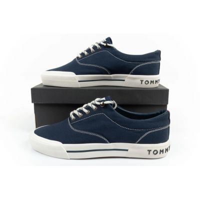 10. Tommy Hilfiger Herren Sportschuhe Sneakers modisch bequem Marineblau
