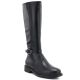 10. Sergio Leone KZ-32-S schwarze Leder-Damenstiefel