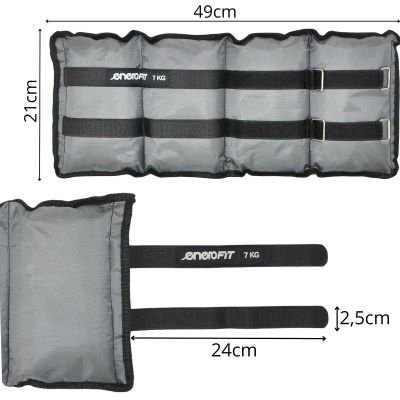 15. ENERO FIT GRAUES GELENKGEWICHT 14KG (2x7KG)