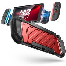 Supcase Unicorn Beetle Pro Hülle für Nintendo Switch 2 - Rot und Schwarz