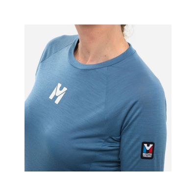 5. MILLET W TRILOGYOOL TS LS T-Shirt blau