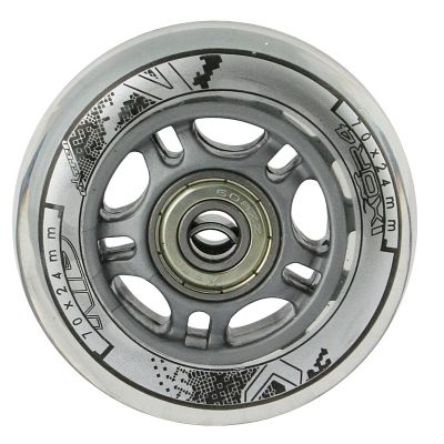 11. PU 70x24 82A TRANSPARENT (4 Stk.) + ABEC-7 (8 Stk.) NILS EXTREME SET