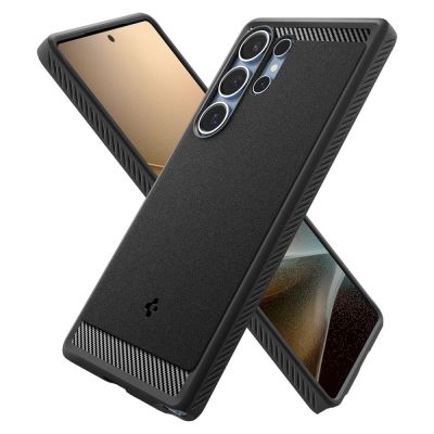 8. Spigen Rugged Armor Mag Hülle für Samsung Galaxy S25 Ultra - Schwarz