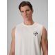 4. Lässiges, ärmelloses Herren-T-Shirt mit Aufdruck 4F 4FRSS26TSLEM365-11S