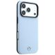 4. Mercedes Leder-Halbhülle in Holzoptik mit MagSafe-Funktion für iPhone 17 Pro / 18 Pro – Blau