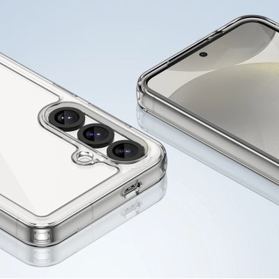 5. Outer Space Case für Samsung Galaxy S25 Edge Cover mit flexiblem Rahmen - Transparent