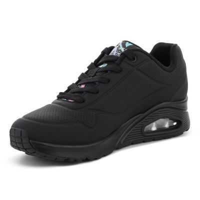 3. SKECHERS UNO-SPREAD THE LOVE SCHWARZ/LILA/TÜRKIS 155507-BPTQ