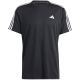 Herren adidas Train Essentials 3-Streifen Trainings-T-Shirt Schwarz IB8150