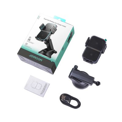 3. Joyroom JR-ZS246 S induktive Ladehalterung für Armaturenbrett - schwarz