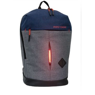 Perfect Choice PC-083290 Rucksack, graues Nylon