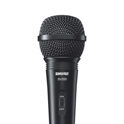 Shure SV200 – Dynamisches Universalmikrofon mit Nierencharakteristik, Schalter und Kabel