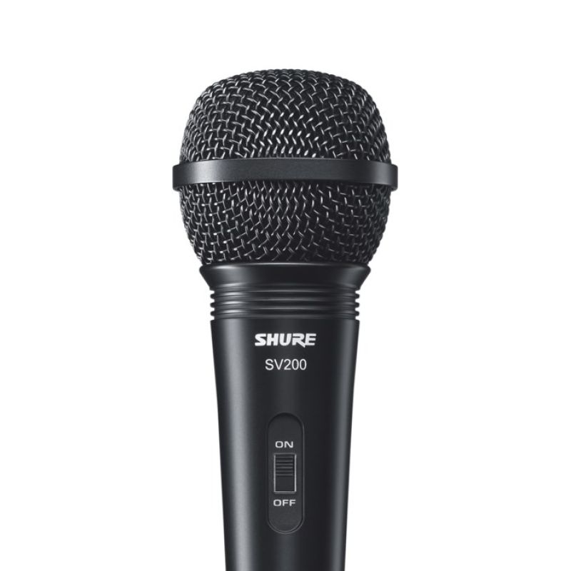 Shure SV200 – Dynamisches Universalmikrofon mit Nierencharakteristik, Schalter und Kabel
