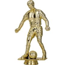 Goldene Plastikfigur