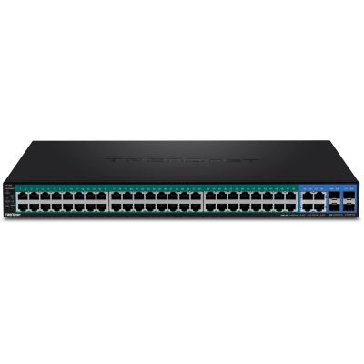 2. TRENDnet Switch 52 Port Gbit Managed PoE+ 740W WebSmart 19"