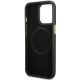 7. Guess GUHMP14LSAPSTK iPhone 14 Pro 6,1" schwarz/schwarzes Hardcase Peony Logo Plate MagSafe
