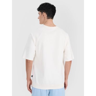 5. Herren Kurzarm-Sweatshirt ohne Kapuze 4F 4FRSS25TSWSM2114-11S