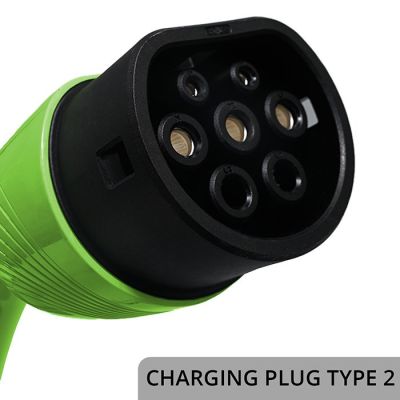 13. Qoltec Mobile Ladestation für Elektrofahrzeuge und Hybridfahrzeuge mit 2-in-1-Ladestromregelung Typ 2 | 22 kW | 400 V | CEE 32 A | WLAN | TUYA | SMART LIFE | LCD | Tragbar | Wallbox | 7 m