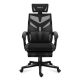 22. Huzaro Combat 5.0 Schwarzer Gaming-Stuhl