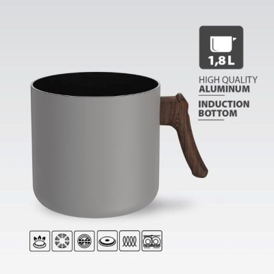 2. Milchkanne 1,8 l MR-1211-14M MAESTRO grau