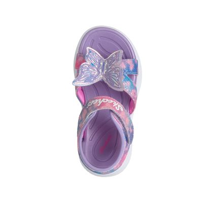 6. Skechers Kinder-Sandalen JUMPSTERS SANDAL BUTTERFLY BRITES 303109N LVMT