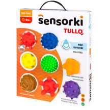 TULLO Sensorische Bälle Sensorische Bälle ohne Löcher, 8 Stück.