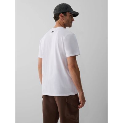 2. Herren-T-Shirt mit Aufdruck, regulär, Größe 4F 4FKAW26TTSHM4499-10S