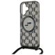 5. Karl Lagerfeld IML Crossbody Monogram Karl & Choupette Head MagSafe Hülle für iPhone 16 - Schwarz