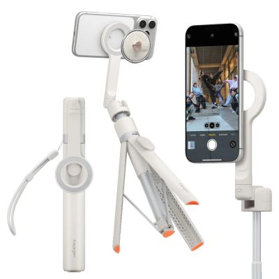 Spigen S582W Bluetooth-Selfie-Stick – Beige